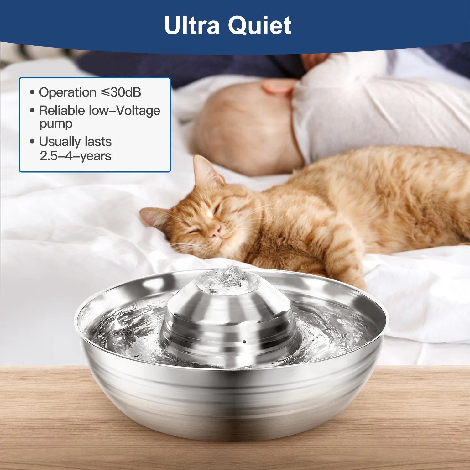 2LCat Water Fountain Automatic Drinker For Cats Water Feeder Pet Cat Dog Ultra-Quiet Automatic Fountains and Filter Cats Drinker